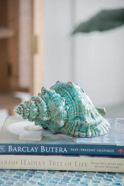 Seashell Ceramic Decorative Sculpture