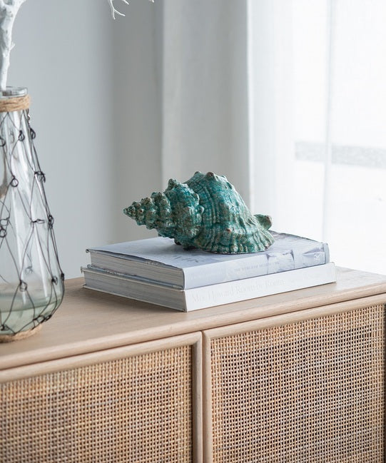 Seashell Ceramic Decorative Sculpture