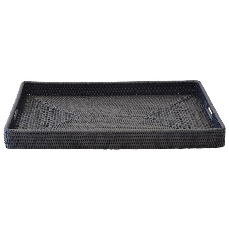Stylish Rattan Tray Rectangle (Available in 2 Sizes)