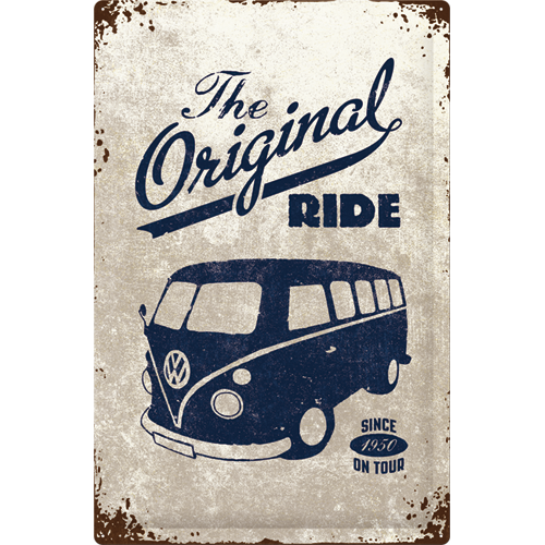 The Original Ride VW Bulli Metal Sign (Available in 3 Sizes)