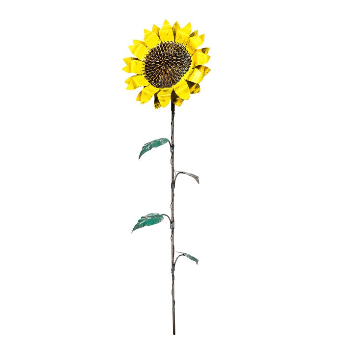 Yellow Charm Sunflower Garden Stake (Available in 2 Sizes)
