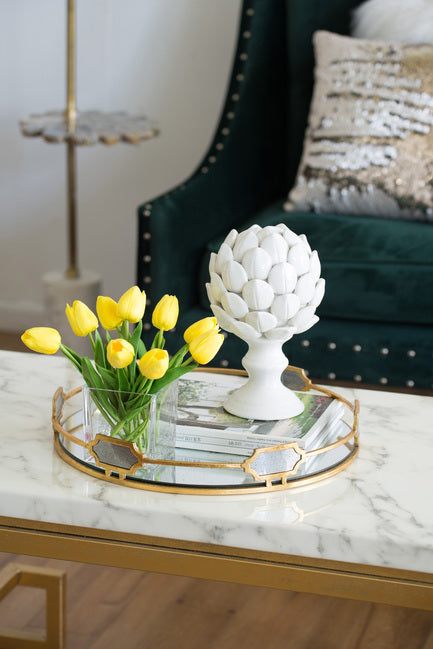 Artichoke Ceramic Ornament (Choose from 2 sizes)