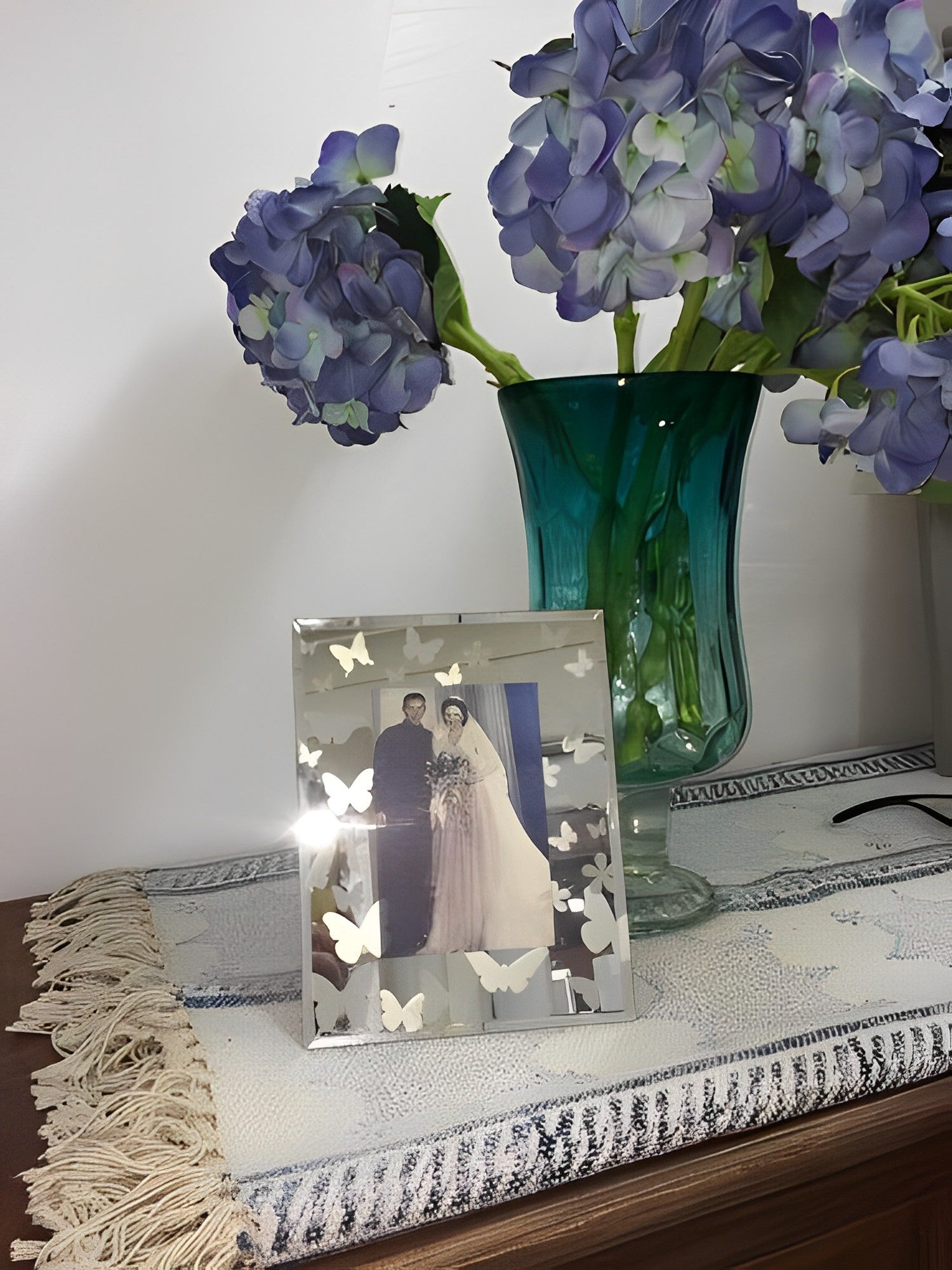 Butterfly Glass Photo Frame (2 Size to Choose)