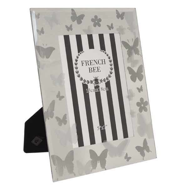 Butterfly Glass Photo Frame (2 Size to Choose)