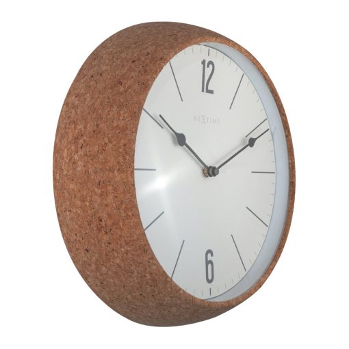 NeXtime Cork Wall Clock 30cm (Available in 2 Colors)