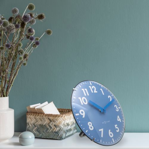 NeXtime Duomo Mini Desk Clock 20cms (Available in 3 Colors)