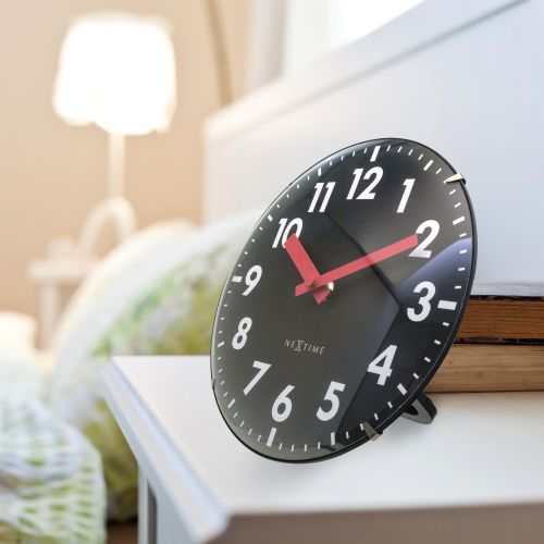 NeXtime Duomo Mini Desk Clock 20cms (Available in 3 Colors)