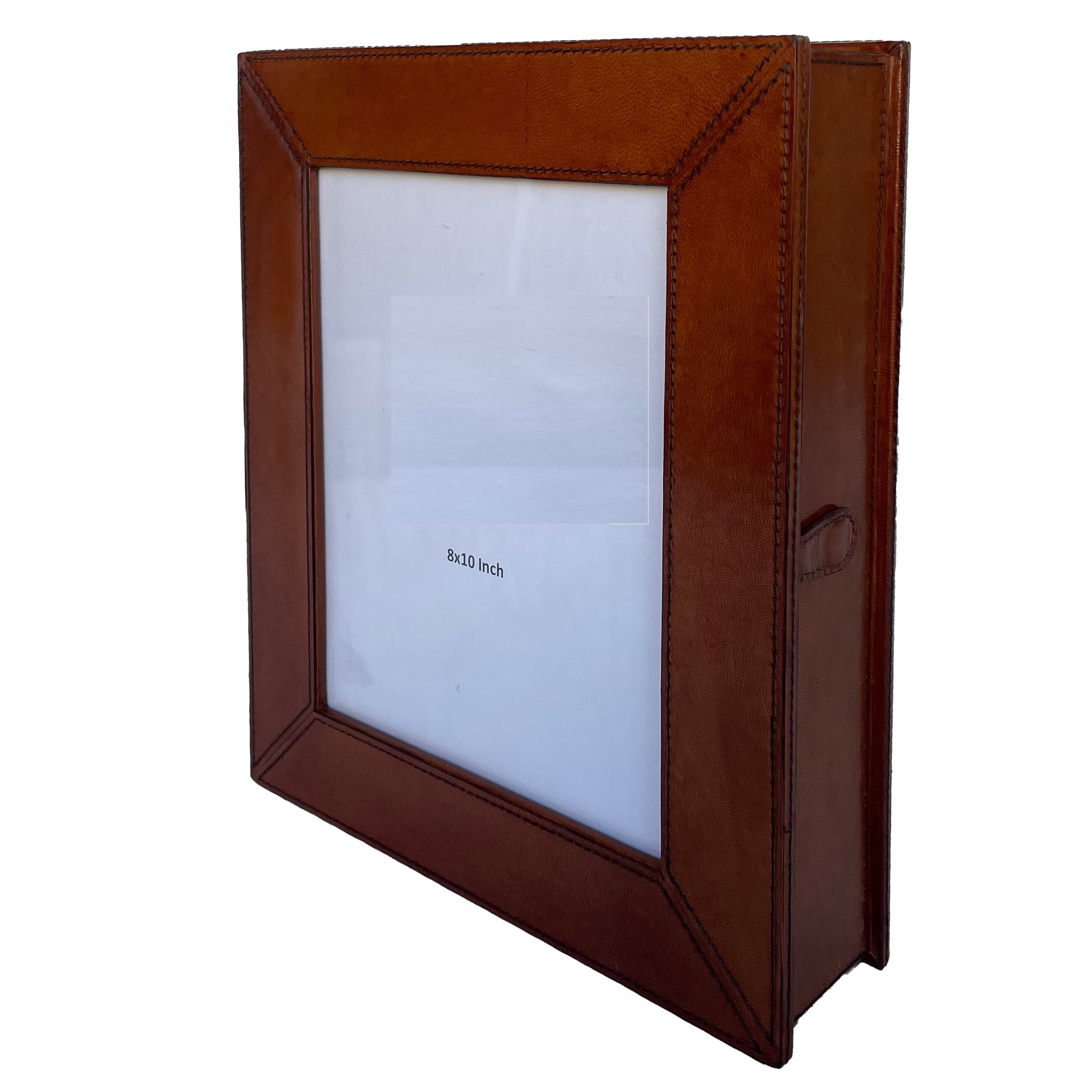 Elegant Leather Key Holder & Photo Frame Box - LARGE (3 Colors to Choose)