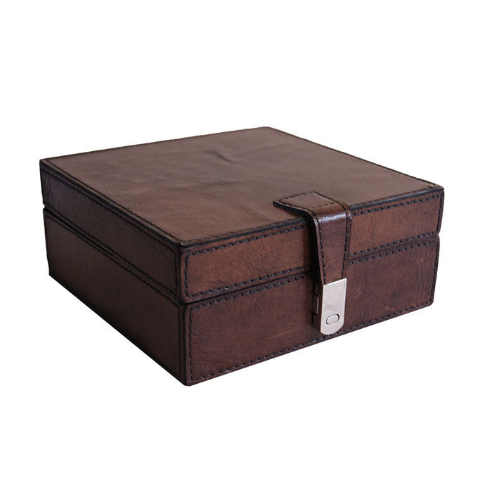Elegant Square Leather Storage Box (4 Colors to Choose)