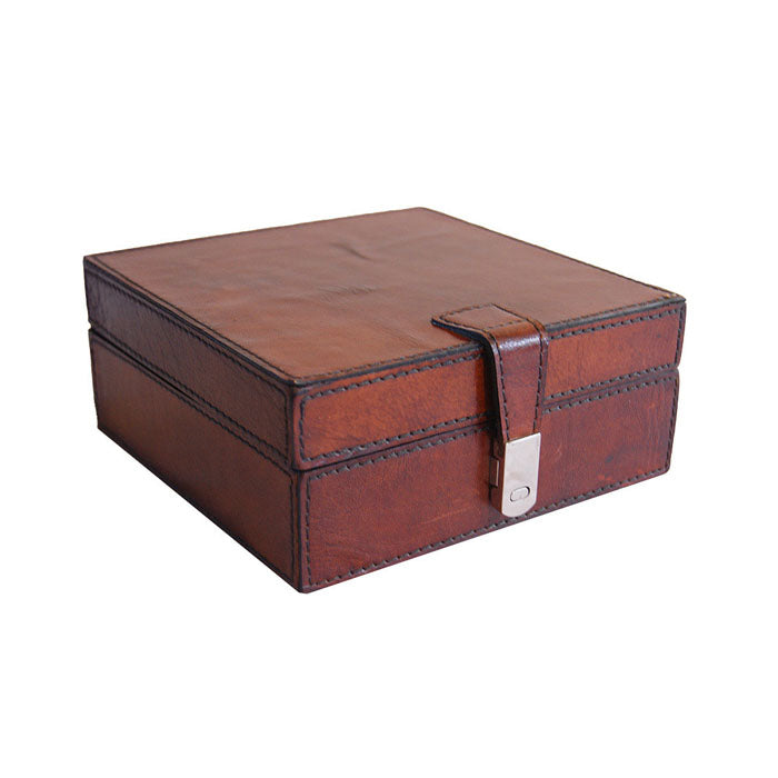 Elegant Square Leather Storage Box (4 Colors to Choose)