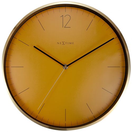 NeXtime Essential Gold Frame Wall Clock 34cms (Available in 3 Colors)
