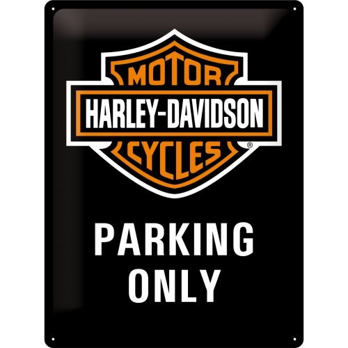 Harley Davidson Parking Only Metal Sign (Available in 4 sizes)