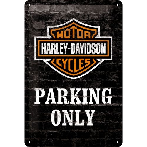 Harley Davidson Parking Only Metal Sign (Available in 4 sizes)