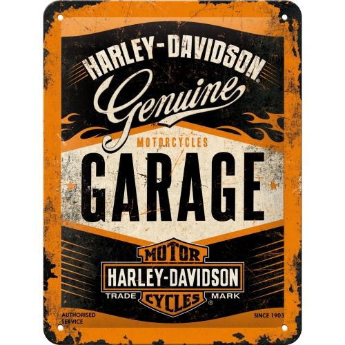 Harley Davidson Genuine Garage Metal Sign (Available in 4 Sizes)