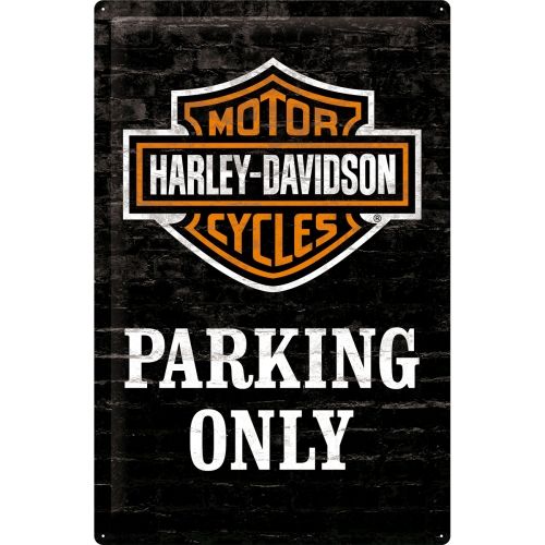Harley Davidson Parking Only Metal Sign (Available in 4 sizes)