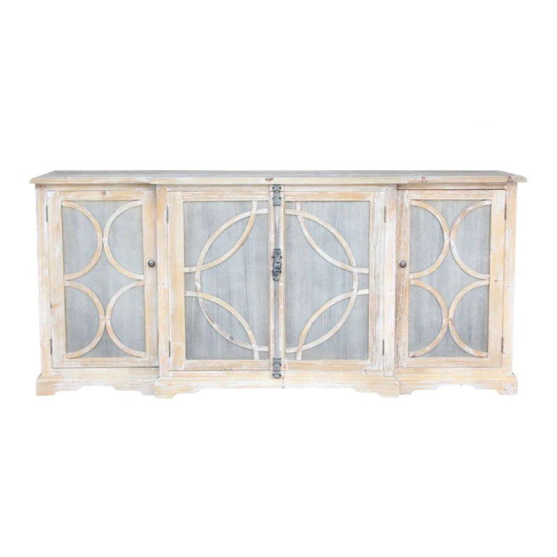 Byron Mirror Reclaimed Timber Sideboard (Choose from 2 Colours)