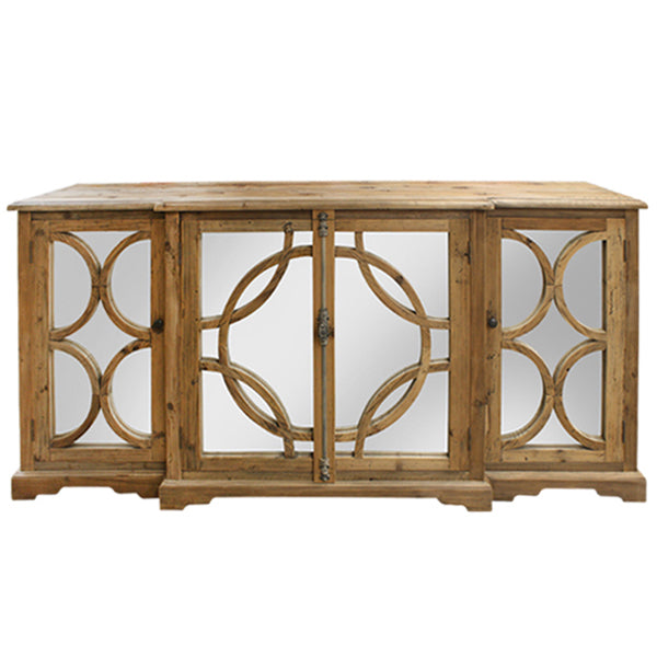 Byron Mirror Reclaimed Timber Sideboard (Choose from 2 Colours)