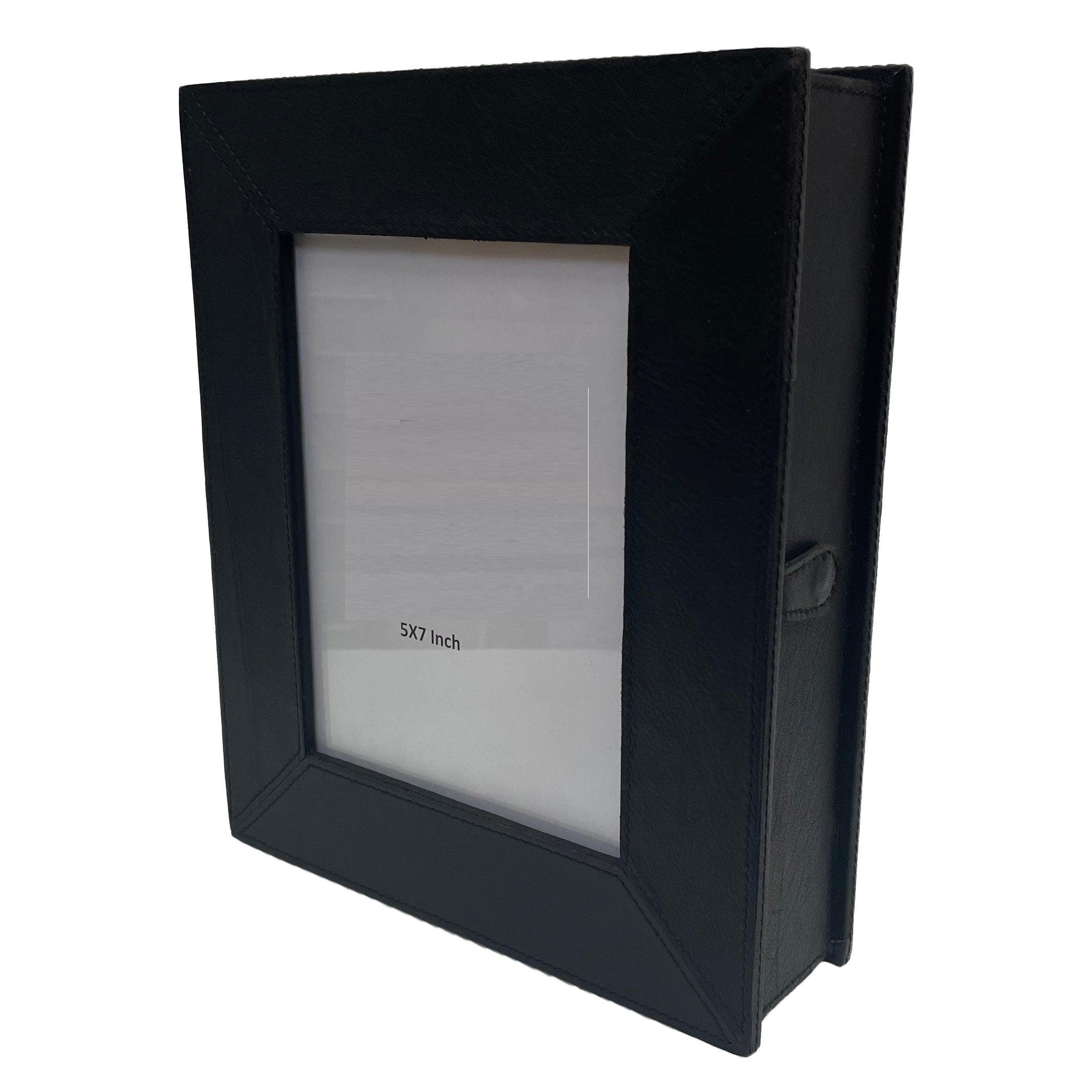 Elegant Leather Key Holder & Photo Frame Box - Small (3 Colors to Choose)