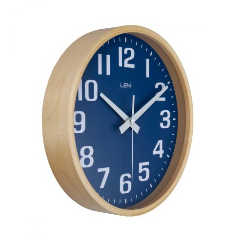 Leni Wooden Wall Clock (Available In 4 Colors)