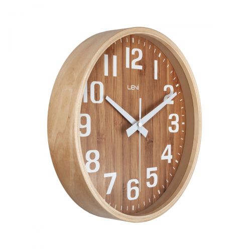 Leni Wooden Wall Clock (Available In 4 Colors)