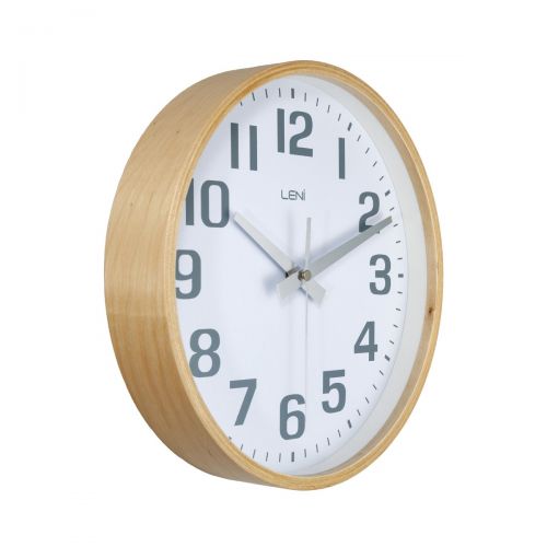 Leni Wooden Wall Clock (Available In 4 Colors)