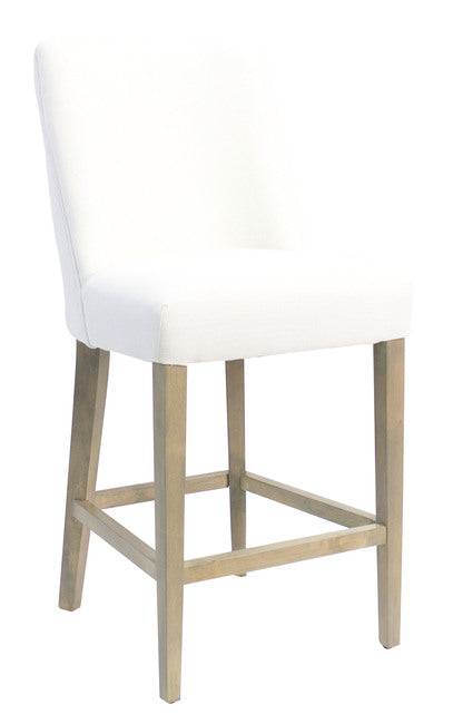 Ophelia Barstool With Chrome Ring (2 Colors to Choose)
