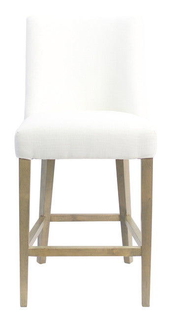 Ophelia Barstool With Chrome Ring (2 Colors to Choose)