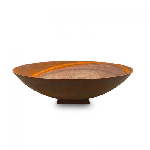 Rusty Shallow Cast Iron Fire Pit Bowl (Available in 4 Sizes)