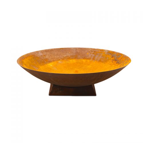 Rusty Shallow Cast Iron Fire Pit Bowl (Available in 4 Sizes)