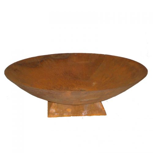Rusty Shallow Cast Iron Fire Pit Bowl (Available in 4 Sizes)