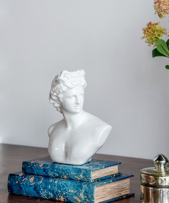 Troy Ceramic Bust Statue