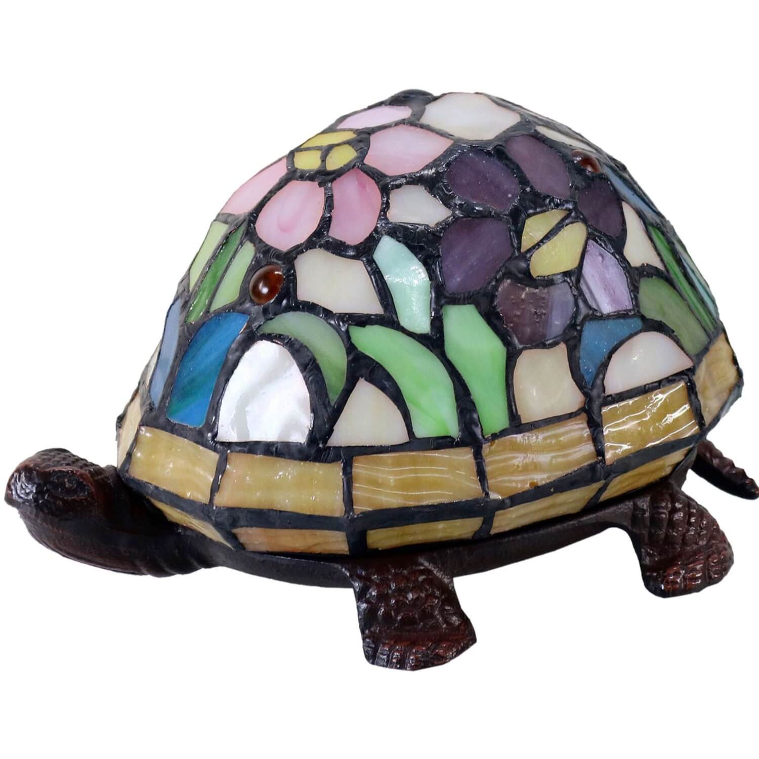 Turtle Tiffany Shade Table Lamp (Available in 2 Colors)