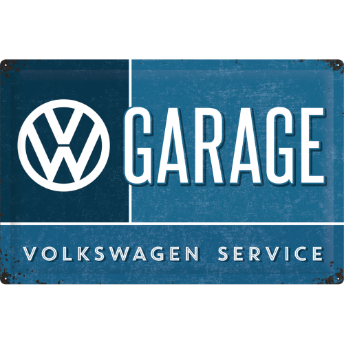 VW Garage Volkswagen Service Metal Sign (Available in 2 Sizes)