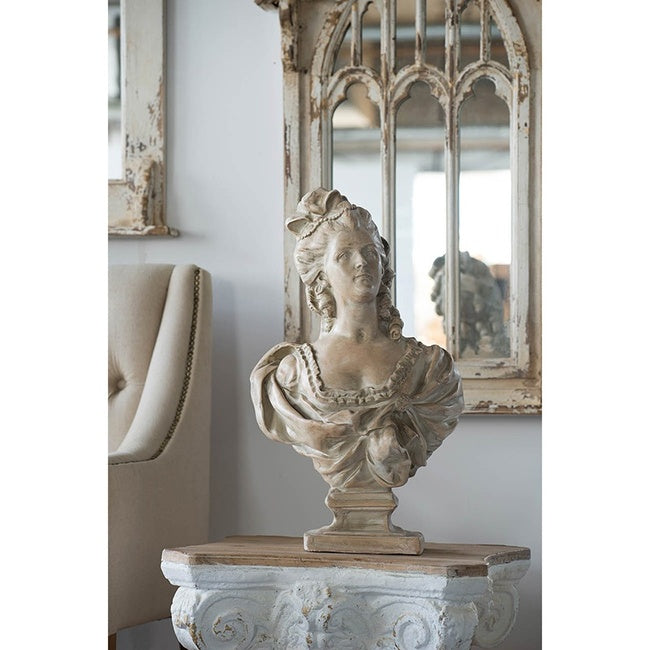 Young English Lady Bust Statue