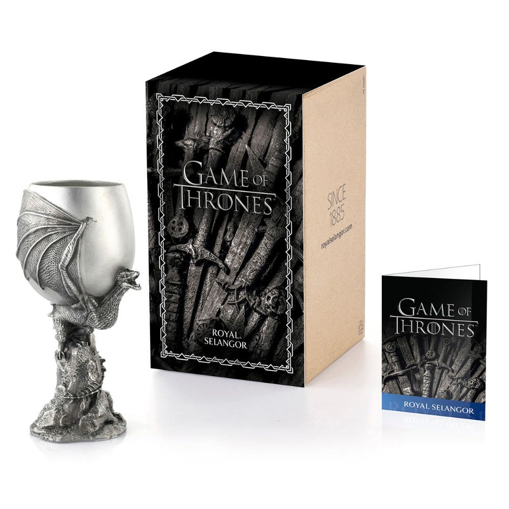 Royal Selangor Game of Thrones Dragon Pewter Goblet