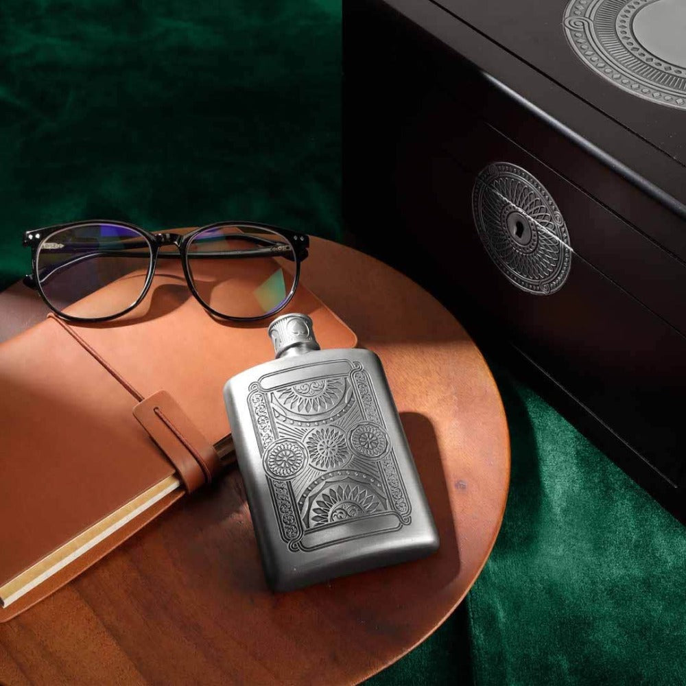 Royal Selangor Pewter Ace Pewter Hip Flask 140ML