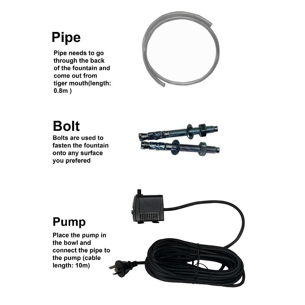 Majestic Lion Cast Iron Wall Fountain (incl Pump) (Available in 2 Colors)