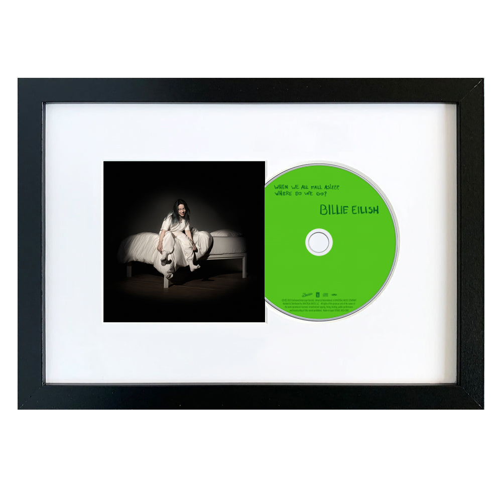 Billie Eilish - When We All Fall Asleep - CD Framed Album Art