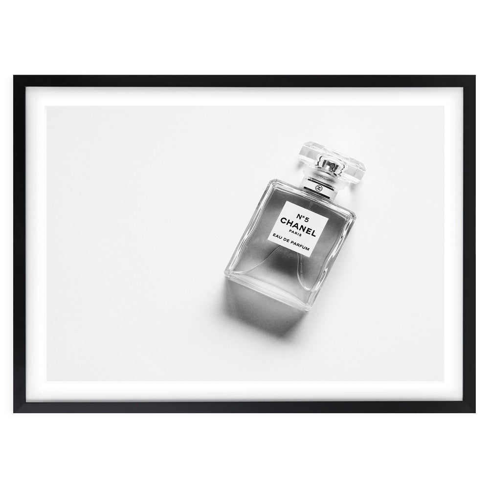 Chanel No.5 Bottle Large 105cm x 81cm Framed A1 Art Print