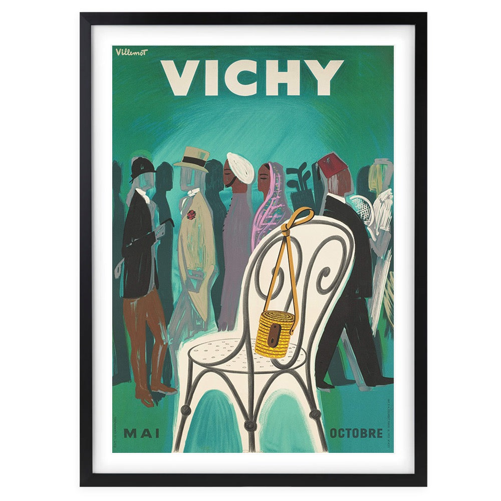 Vichy 105cm x 81cm Framed A1 Art Print