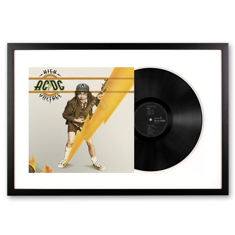 AC/DC High Voltage Framed Vinyl Album Art