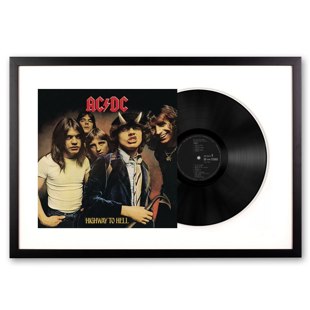 AC/DC Highway to Hell Framed Vinyl Album Art