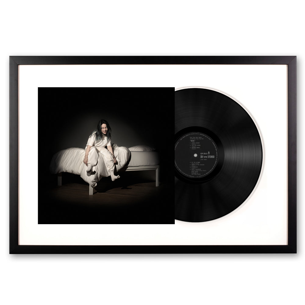 Billie Eilish - When We All Fall Asleep Framed Vinyl Album Art
