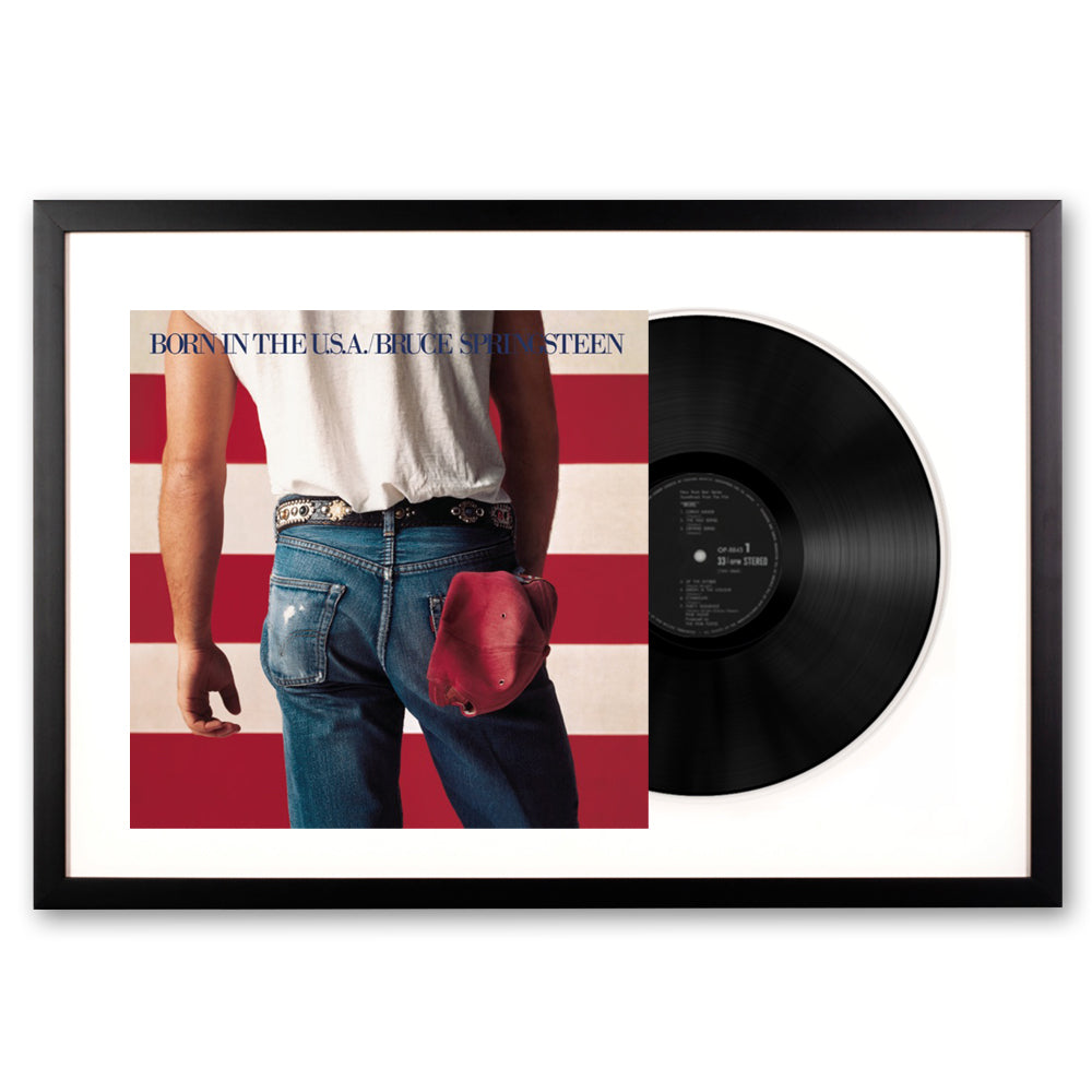 Bruce Springsteen Born in the U.S.A Framed Vinyl Album Art