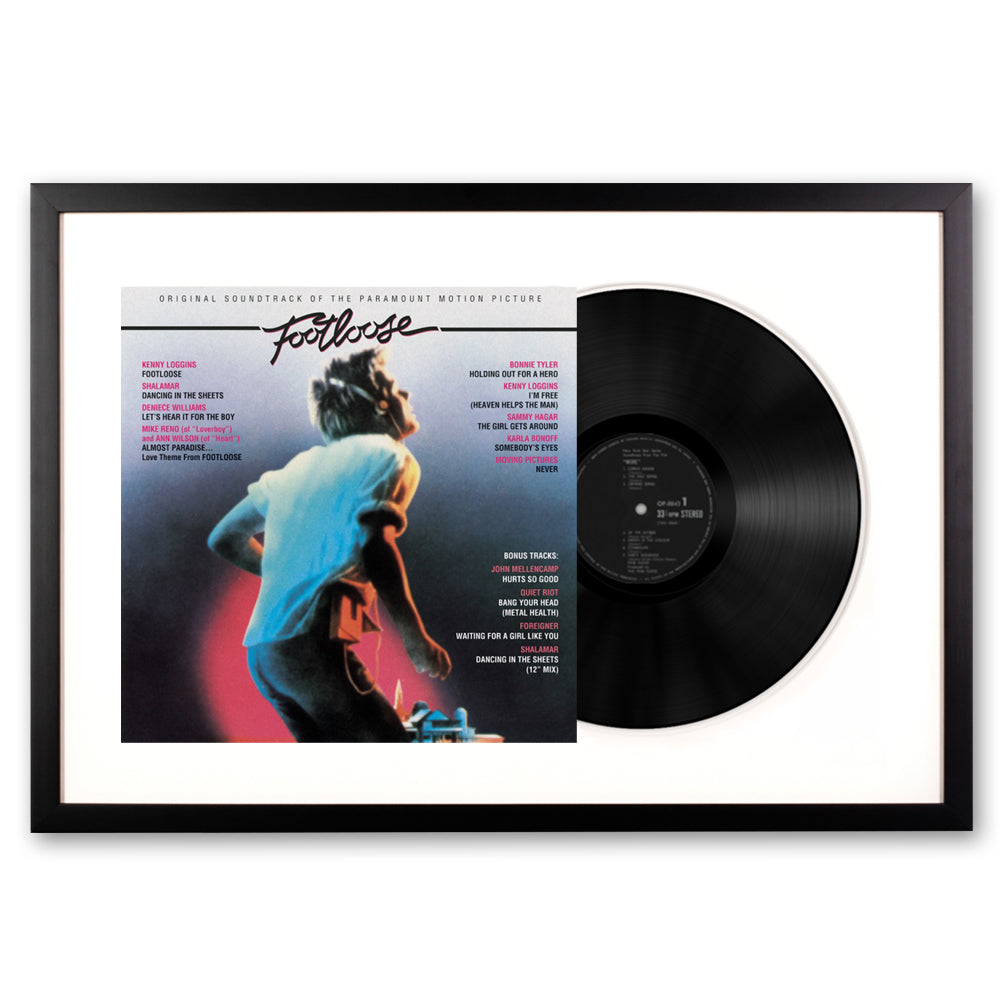 Footloose Framed Vinyl Album Art