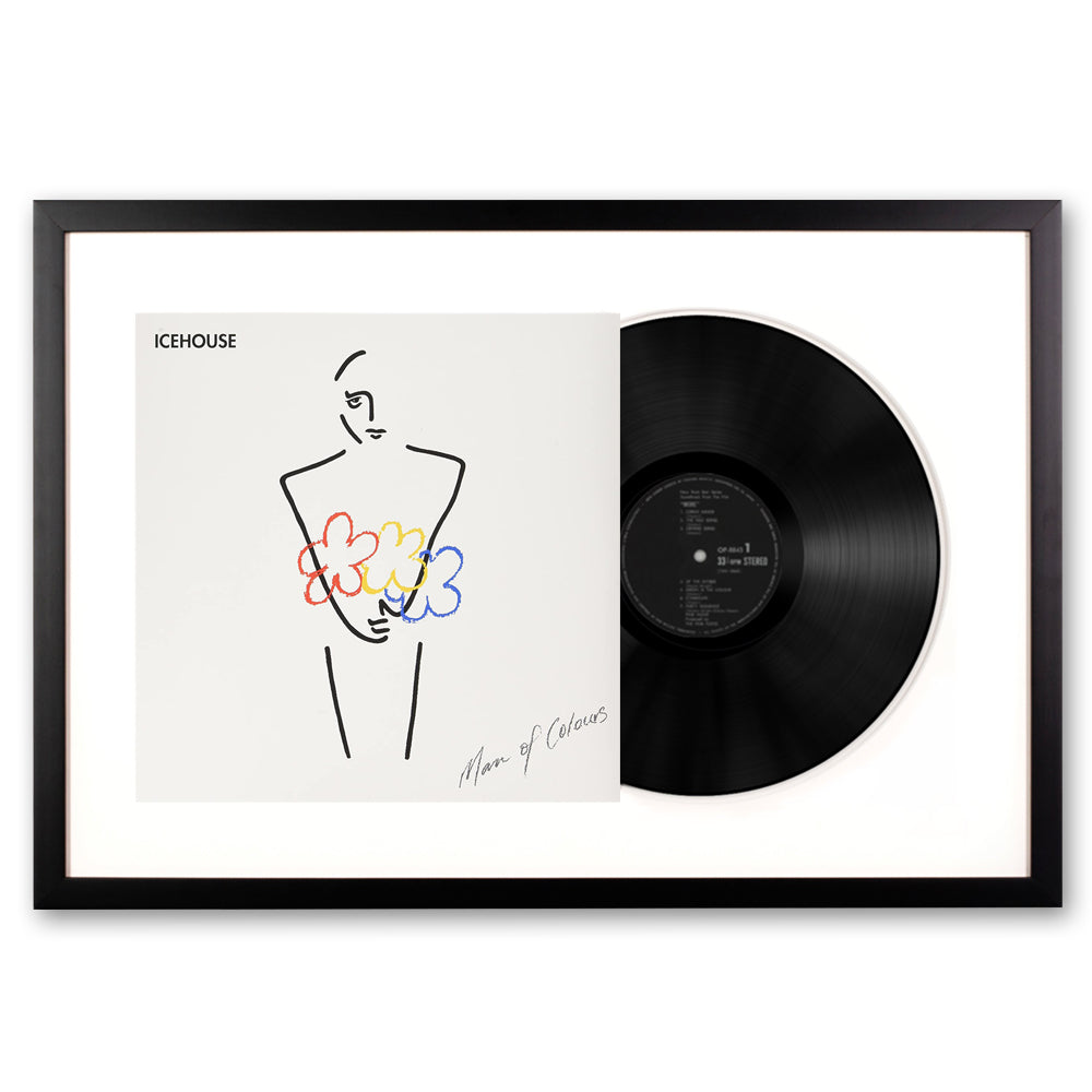Icehouse - Man of Colours - Framed Vinyl Album Art