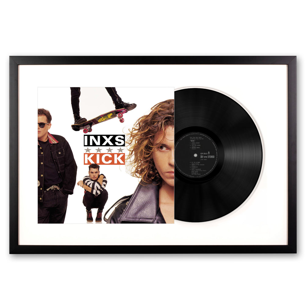 INXS Kick - Framed Vinyl Album Art
