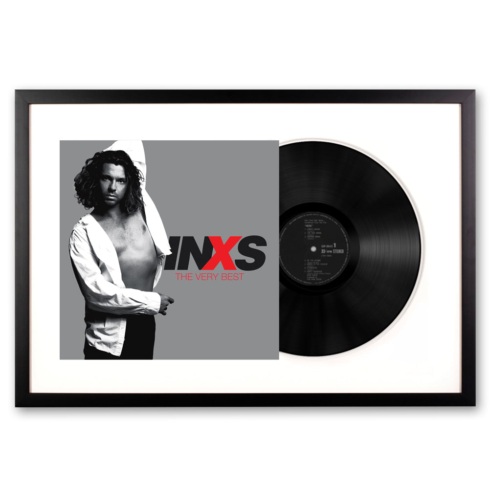INXS The Very Best - Framed Vinyl Album Art