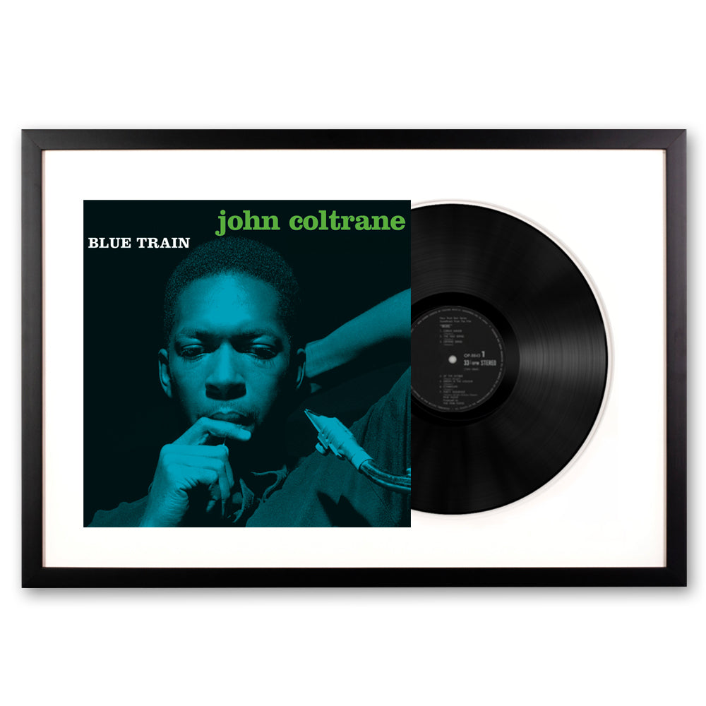 John Coltrane Blue Train Framed Vinyl Album Art
