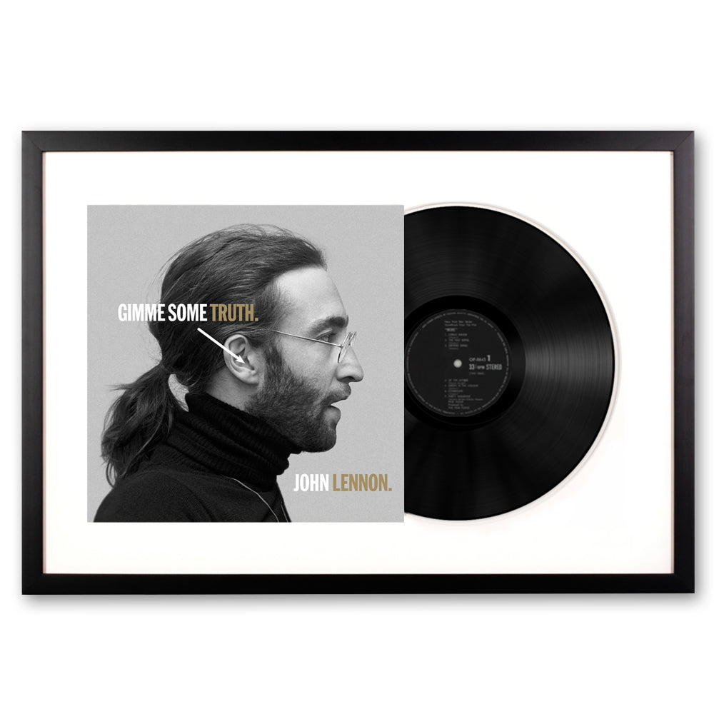 John Lennon Gimmie Some Truth - Framed Vinyl Album Art